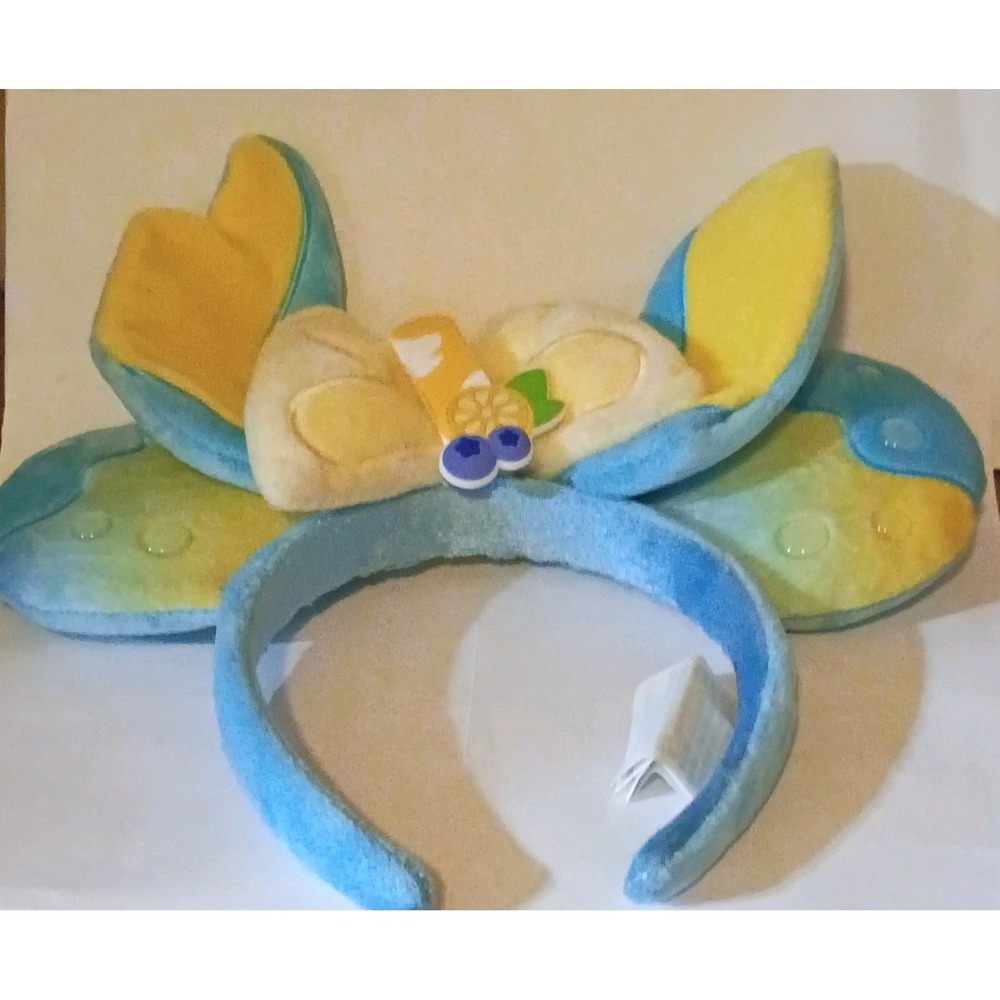 Disney Plush Headband Blue Yellow Ears Bow Disney Franchise One Size